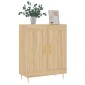 vidaXL Ντουλάπι Sonoma Δρυς 69,5 x 34 x 90 εκ. από Επεξεργασμένο Ξύλο