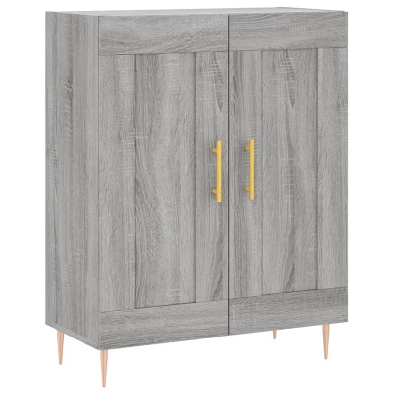 vidaXL Ντουλάπι Γκρι Sonoma 69,5 x 34 x 90 εκ. από Επεξεργασμένο Ξύλο