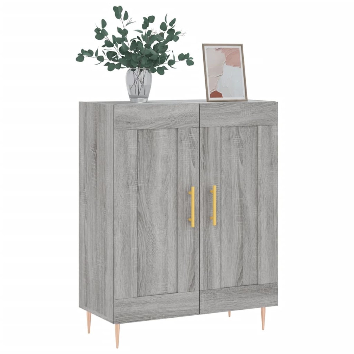 vidaXL Ντουλάπι Γκρι Sonoma 69,5 x 34 x 90 εκ. από Επεξεργασμένο Ξύλο