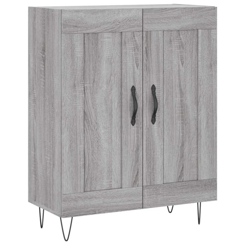 vidaXL Ντουλάπι Γκρι Sonoma 69,5 x 34 x 90 εκ. από Επεξεργασμένο Ξύλο