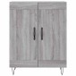 vidaXL Ντουλάπι Γκρι Sonoma 69,5 x 34 x 90 εκ. από Επεξεργασμένο Ξύλο