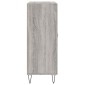 vidaXL Ντουλάπι Γκρι Sonoma 69,5 x 34 x 90 εκ. από Επεξεργασμένο Ξύλο