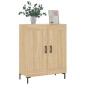 vidaXL Ντουλάπι Sonoma Δρυς 69,5 x 34 x 90 εκ. από Επεξεργασμένο Ξύλο