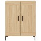 vidaXL Ντουλάπι Sonoma Δρυς 69,5 x 34 x 90 εκ. από Επεξεργασμένο Ξύλο