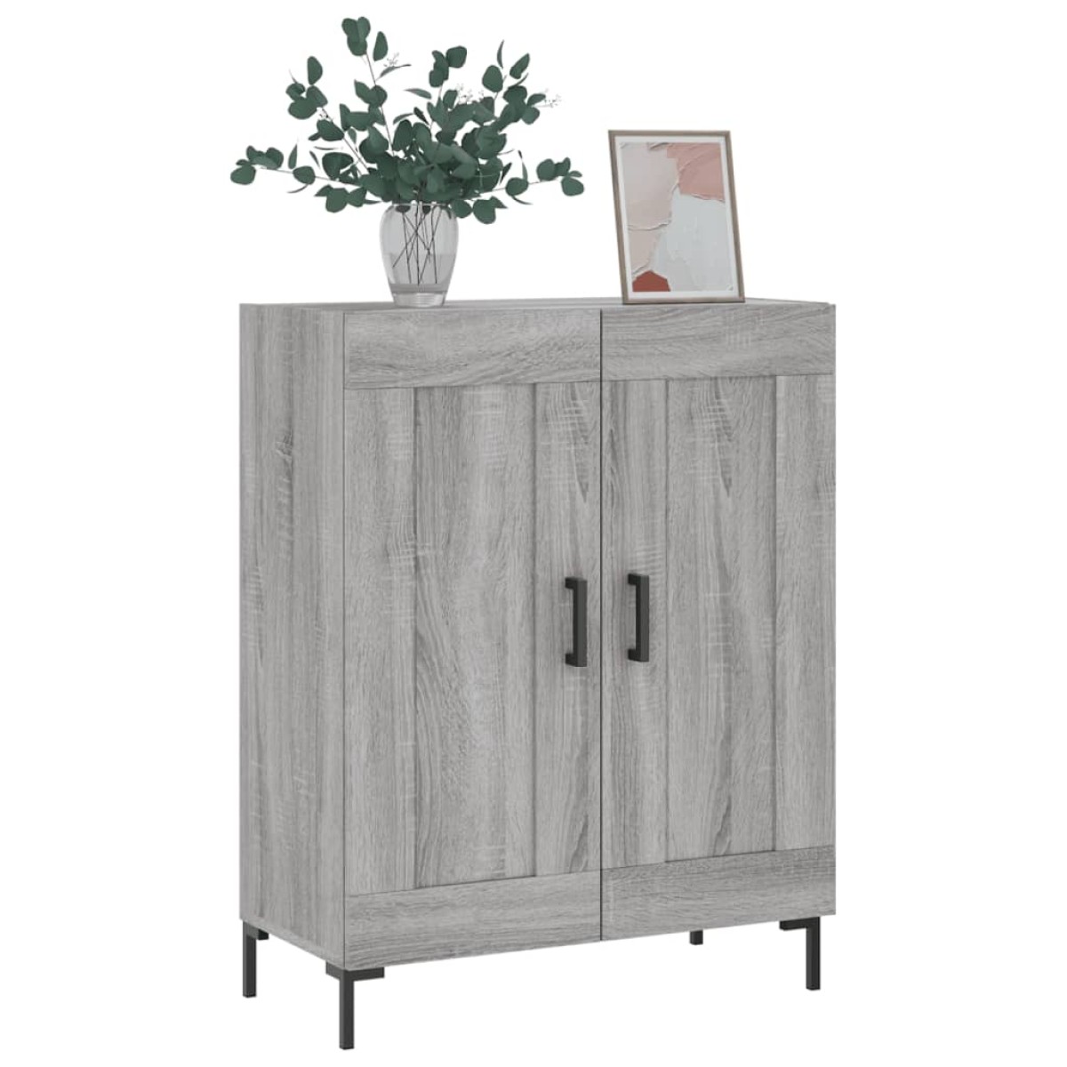 vidaXL Ντουλάπι Γκρι Sonoma 69,5 x 34 x 90 εκ. από Επεξεργασμένο Ξύλο