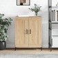 vidaXL Ντουλάπι Sonoma Δρυς 69,5 x 34 x 90 εκ. από Επεξεργασμένο Ξύλο