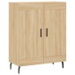 vidaXL Ντουλάπι Sonoma Δρυς 69,5 x 34 x 90 εκ. από Επεξεργασμένο Ξύλο