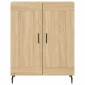 vidaXL Ντουλάπι Sonoma Δρυς 69,5 x 34 x 90 εκ. από Επεξεργασμένο Ξύλο