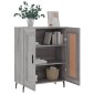 vidaXL Ντουλάπι Γκρι Sonoma 69,5 x 34 x 90 εκ. από Επεξεργασμένο Ξύλο