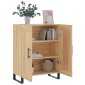 vidaXL Ντουλάπι Sonoma Δρυς 69,5 x 34 x 90 εκ. από Επεξεργασμένο Ξύλο