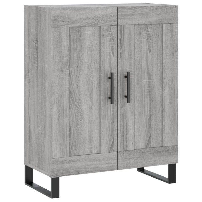 vidaXL Ντουλάπι Γκρι Sonoma 69,5 x 34 x 90 εκ. από Επεξεργασμένο Ξύλο