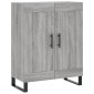 vidaXL Ντουλάπι Γκρι Sonoma 69,5 x 34 x 90 εκ. από Επεξεργασμένο Ξύλο