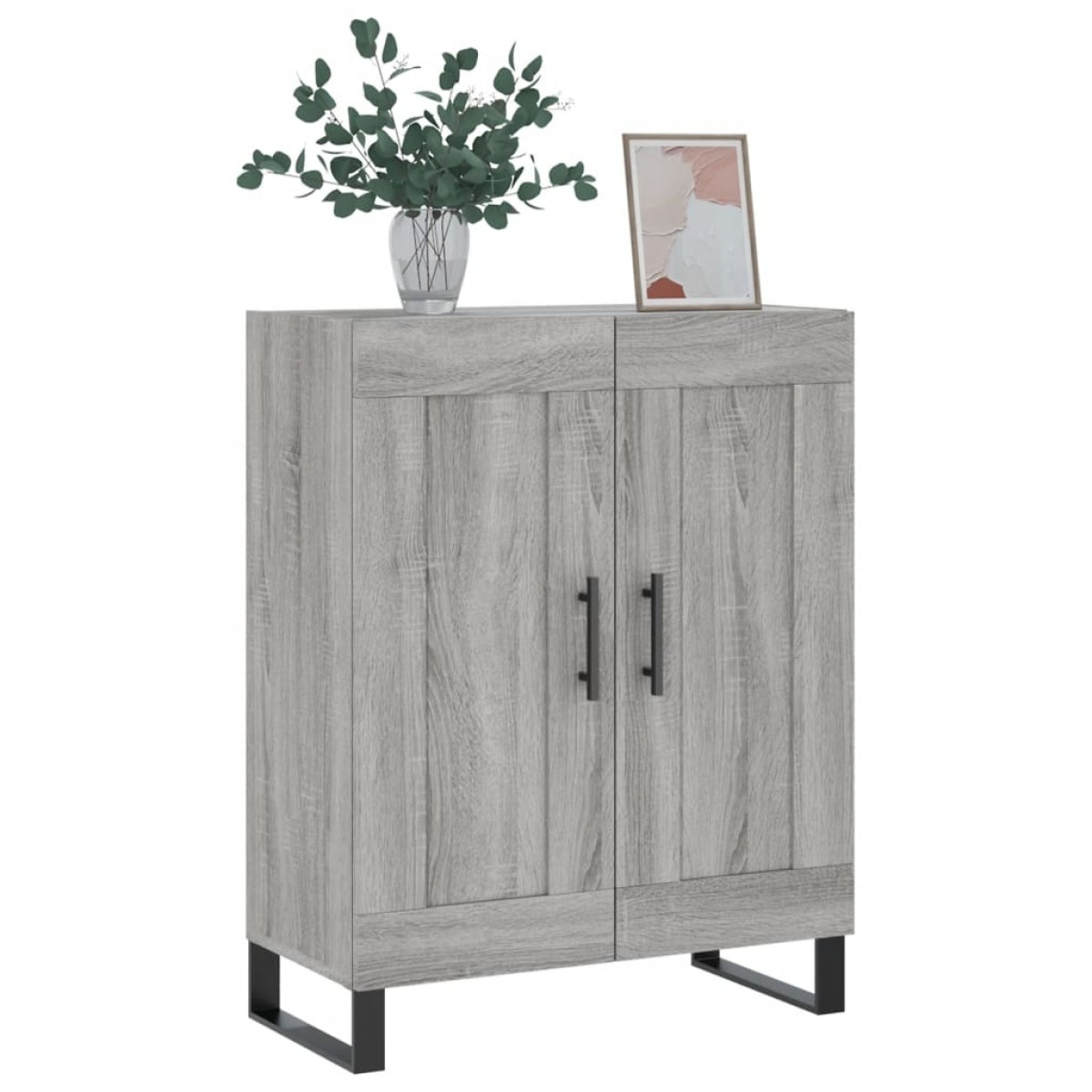 vidaXL Ντουλάπι Γκρι Sonoma 69,5 x 34 x 90 εκ. από Επεξεργασμένο Ξύλο
