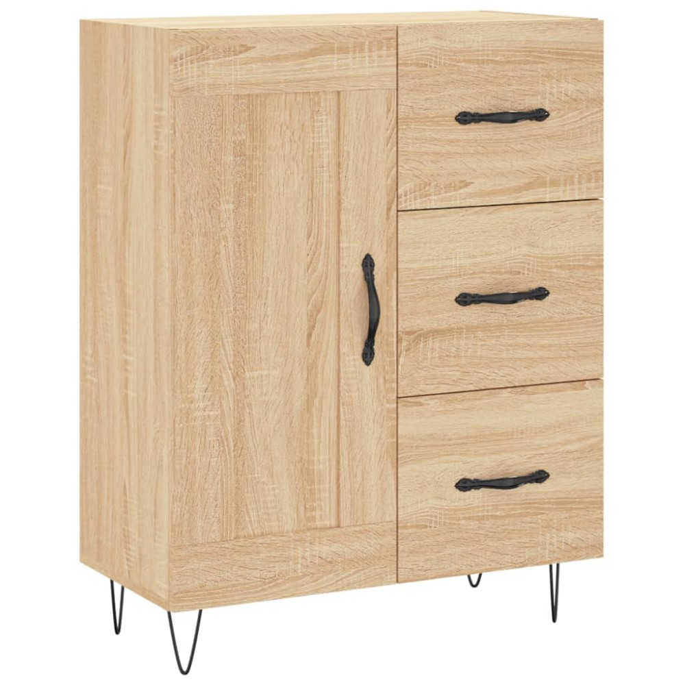 vidaXL Ντουλάπι Sonoma Δρυς 69,5 x 34 x 90 εκ. από Επεξεργασμένο Ξύλο