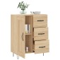 vidaXL Ντουλάπι Sonoma Δρυς 69,5 x 34 x 90 εκ. από Επεξεργασμένο Ξύλο
