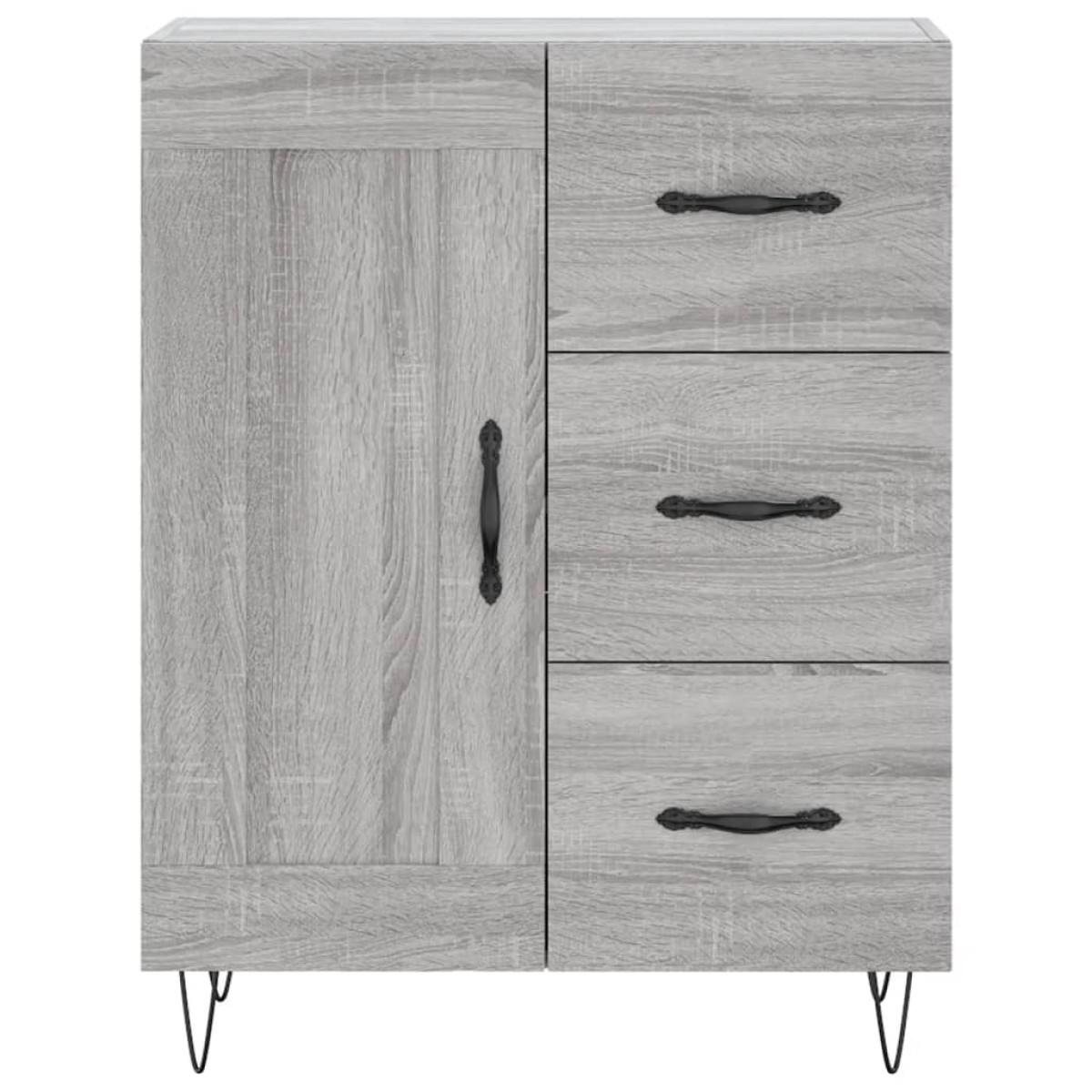 vidaXL Ντουλάπι Γκρι Sonoma 69,5 x 34 x 90 εκ. από Επεξεργασμένο Ξύλο