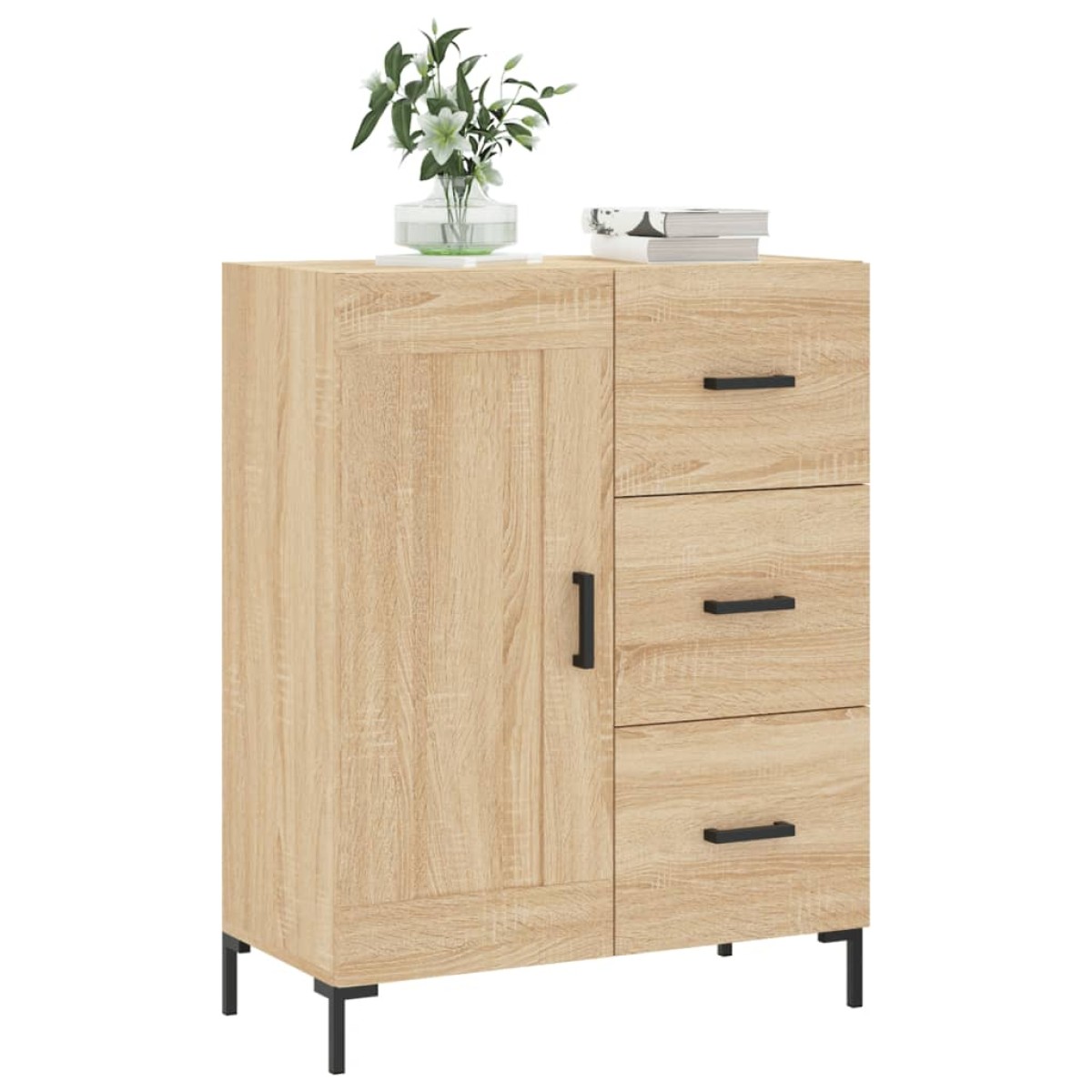 vidaXL Ντουλάπι Sonoma Δρυς 69,5 x 34 x 90 εκ. από Επεξεργασμένο Ξύλο
