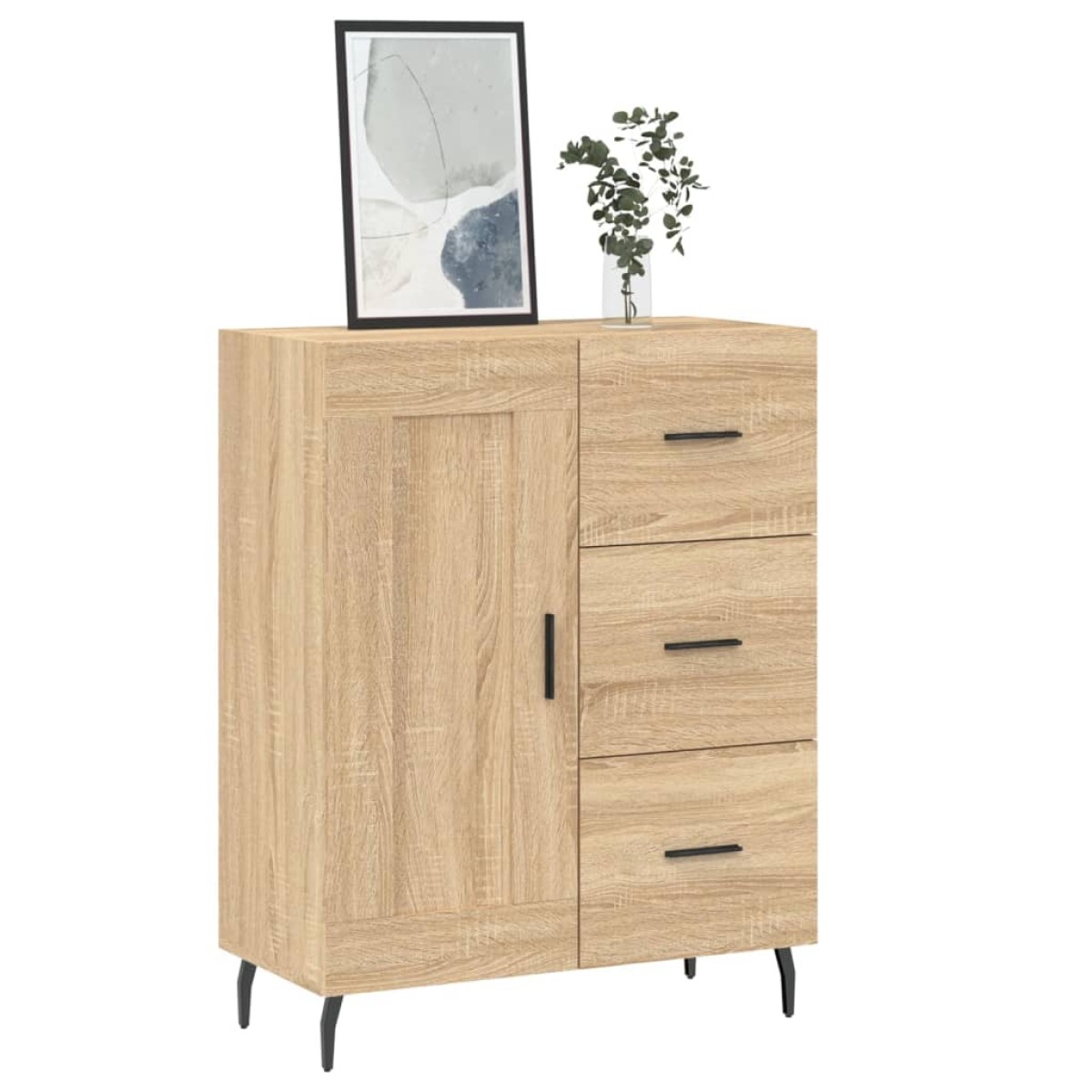 vidaXL Ντουλάπι Sonoma Δρυς 69,5 x 34 x 90 εκ. από Επεξεργασμένο Ξύλο