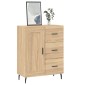 vidaXL Ντουλάπι Sonoma Δρυς 69,5 x 34 x 90 εκ. από Επεξεργασμένο Ξύλο