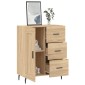 vidaXL Ντουλάπι Sonoma Δρυς 69,5 x 34 x 90 εκ. από Επεξεργασμένο Ξύλο