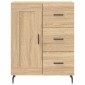 vidaXL Ντουλάπι Sonoma Δρυς 69,5 x 34 x 90 εκ. από Επεξεργασμένο Ξύλο
