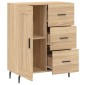 vidaXL Ντουλάπι Sonoma Δρυς 69,5 x 34 x 90 εκ. από Επεξεργασμένο Ξύλο