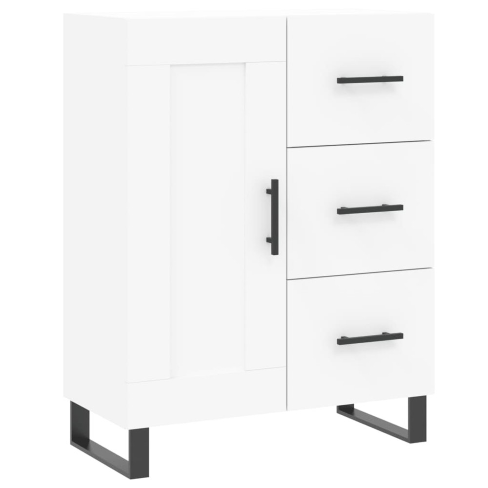 vidaXL Ντουλάπι Λευκό 69,5 x 34 x 90 εκ. από Επεξεργασμένο Ξύλο
