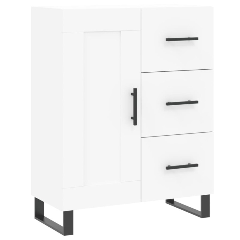 vidaXL Ντουλάπι Λευκό 69,5 x 34 x 90 εκ. από Επεξεργασμένο Ξύλο