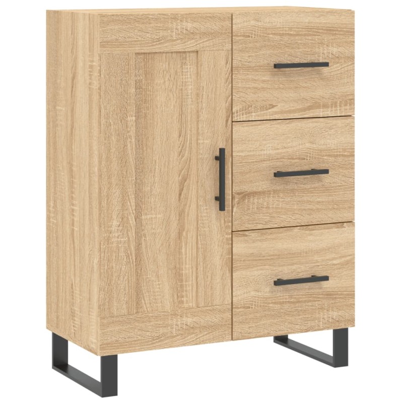 vidaXL Ντουλάπι Sonoma Δρυς 69,5 x 34 x 90 εκ. από Επεξεργασμένο Ξύλο