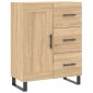 vidaXL Ντουλάπι Sonoma Δρυς 69,5 x 34 x 90 εκ. από Επεξεργασμένο Ξύλο