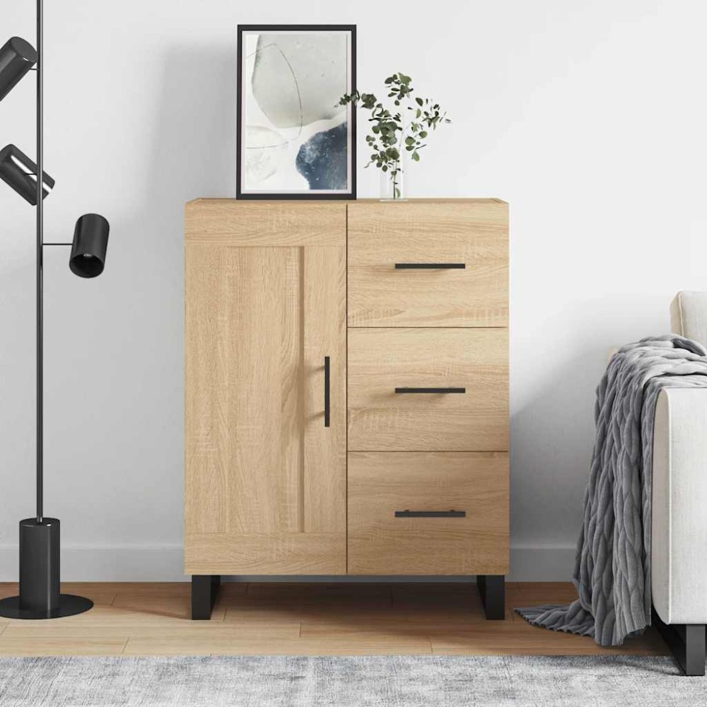 vidaXL Ντουλάπι Sonoma Δρυς 69,5 x 34 x 90 εκ. από Επεξεργασμένο Ξύλο