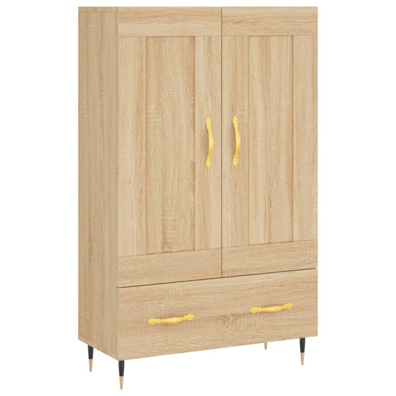 vidaXL Ντουλάπα Sonoma Δρυς 69,5 x 31 x 115 εκ. από Επεξεργασμένο Ξύλο