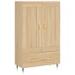 vidaXL Ντουλάπα Sonoma Δρυς 69,5 x 31 x 115 εκ. από Επεξεργασμένο Ξύλο
