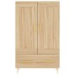 vidaXL Ντουλάπα Sonoma Δρυς 69,5 x 31 x 115 εκ. από Επεξεργασμένο Ξύλο