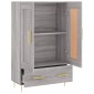vidaXL Ντουλάπα Γκρι Sonoma 69,5 x 31 x 115 εκ. από Επεξεργασμένο Ξύλο