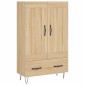 vidaXL Ντουλάπα Sonoma Δρυς 69,5 x 31 x 115 εκ. από Επεξεργασμένο Ξύλο