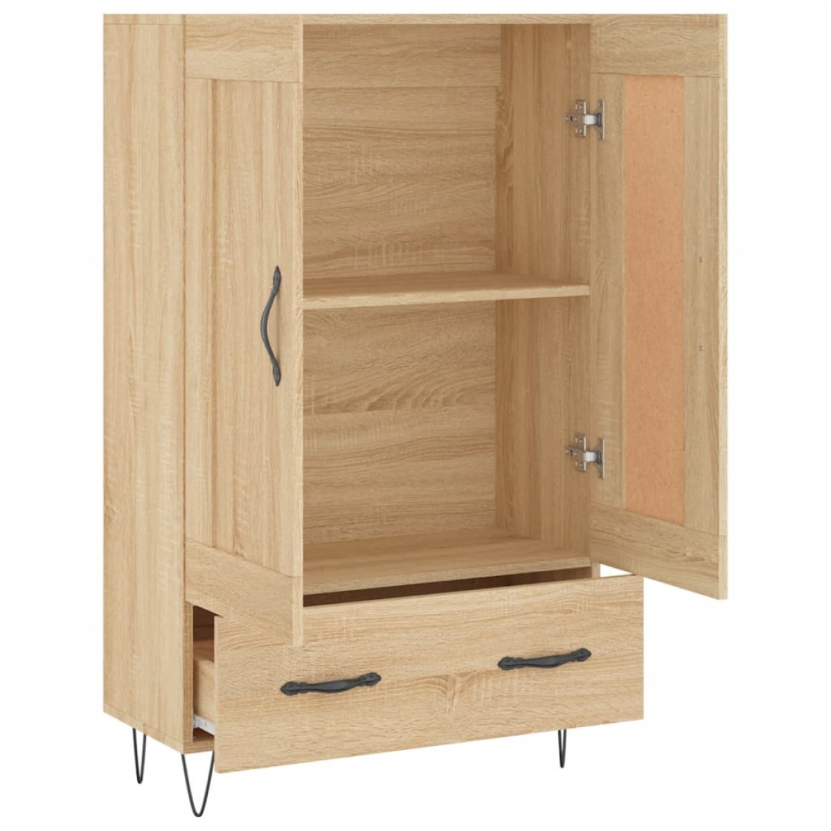 vidaXL Ντουλάπα Sonoma Δρυς 69,5 x 31 x 115 εκ. από Επεξεργασμένο Ξύλο