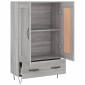 vidaXL Ντουλάπα Γκρι Sonoma 69,5 x 31 x 115 εκ. από Επεξεργασμένο Ξύλο