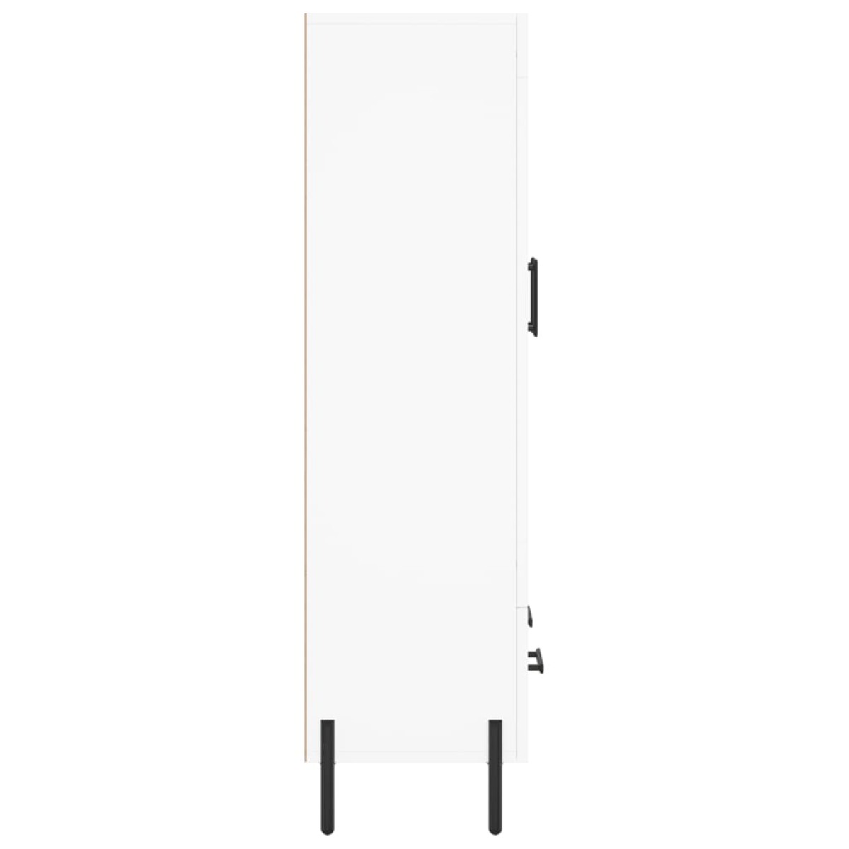 vidaXL Ντουλάπα Λευκή 69,5 x 31 x 115 εκ. από Επεξεργασμένο Ξύλο