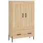 vidaXL Ντουλάπα Sonoma Δρυς 69,5 x 31 x 115 εκ. από Επεξεργασμένο Ξύλο