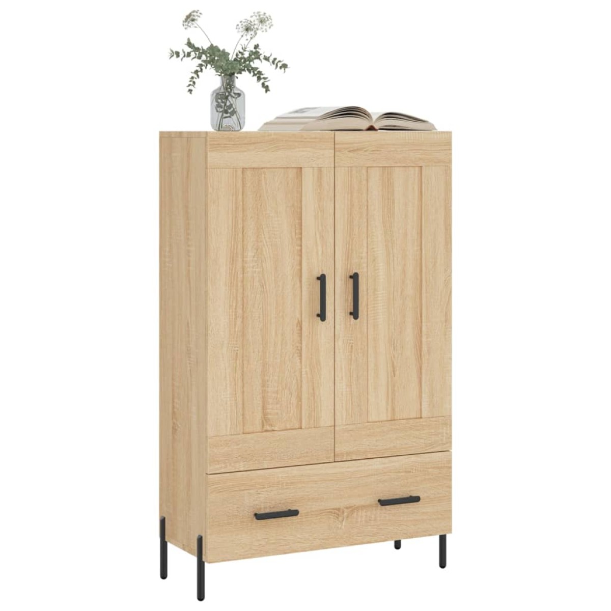 vidaXL Ντουλάπα Sonoma Δρυς 69,5 x 31 x 115 εκ. από Επεξεργασμένο Ξύλο