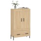 vidaXL Ντουλάπα Sonoma Δρυς 69,5 x 31 x 115 εκ. από Επεξεργασμένο Ξύλο