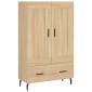 vidaXL Ντουλάπα Sonoma Δρυς 69,5 x 31 x 115 εκ. από Επεξεργασμένο Ξύλο