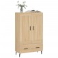 vidaXL Ντουλάπα Sonoma Δρυς 69,5 x 31 x 115 εκ. από Επεξεργασμένο Ξύλο