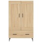 vidaXL Ντουλάπα Sonoma Δρυς 69,5 x 31 x 115 εκ. από Επεξεργασμένο Ξύλο
