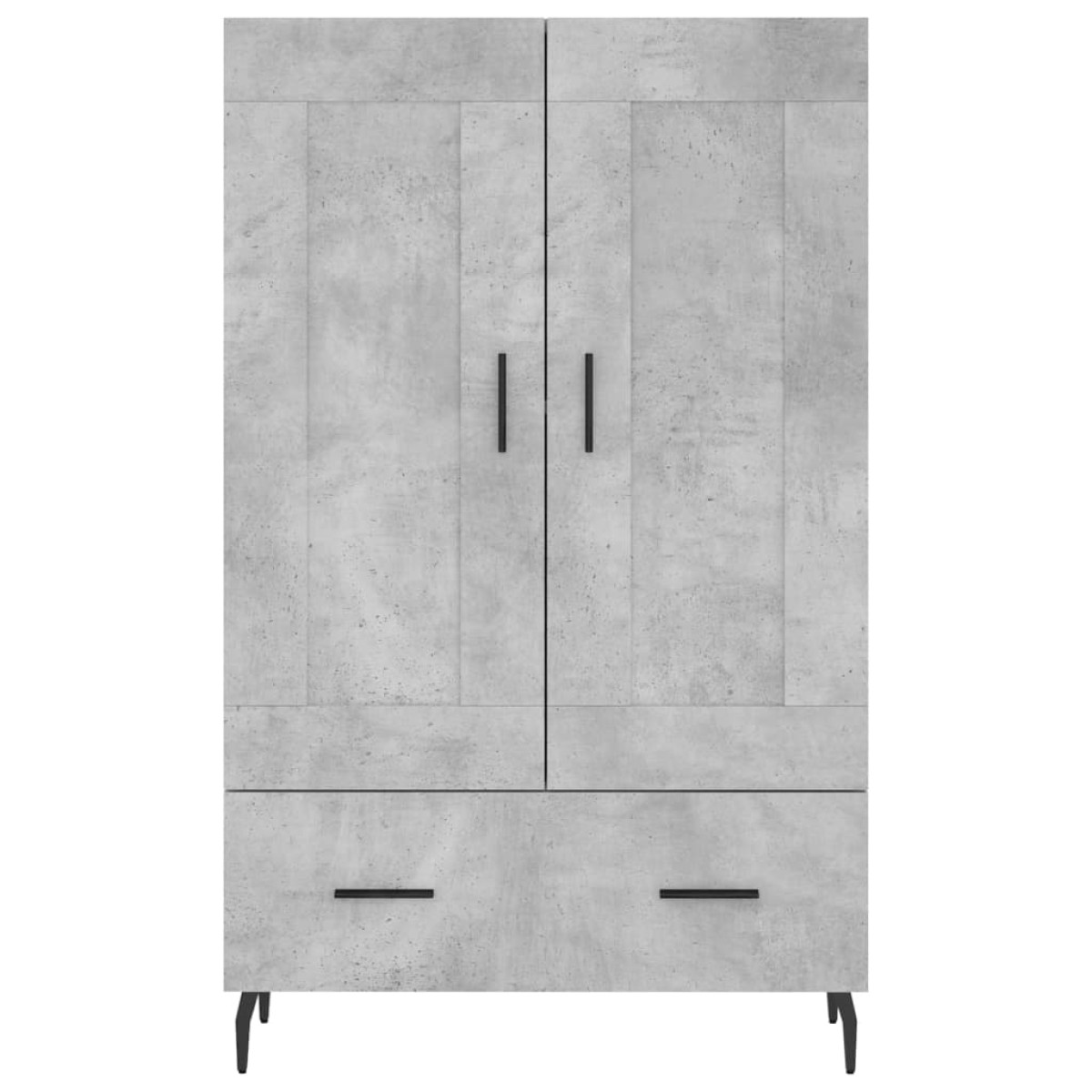 vidaXL Ντουλάπα Γκρι Σκυροδέματος 69,5 x 31 x 115 εκ. Επεξεργ. Ξύλο