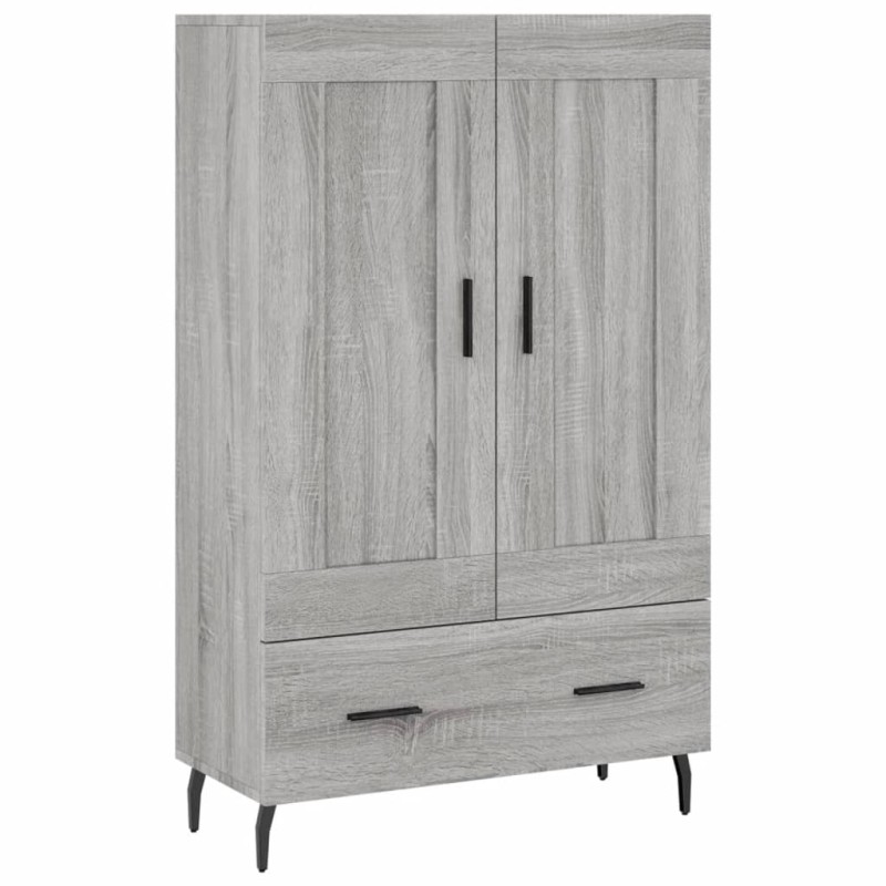 vidaXL Ντουλάπα Γκρι Sonoma 69,5 x 31 x 115 εκ. από Επεξεργασμένο Ξύλο
