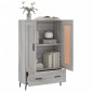 vidaXL Ντουλάπα Γκρι Sonoma 69,5 x 31 x 115 εκ. από Επεξεργασμένο Ξύλο