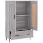 vidaXL Ντουλάπα Γκρι Sonoma 69,5 x 31 x 115 εκ. από Επεξεργασμένο Ξύλο