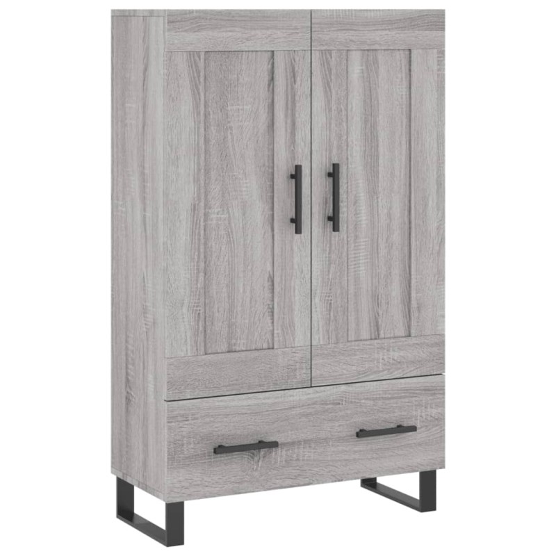 vidaXL Ντουλάπα Γκρι Sonoma 69,5 x 31 x 115 εκ. από Επεξεργασμένο Ξύλο